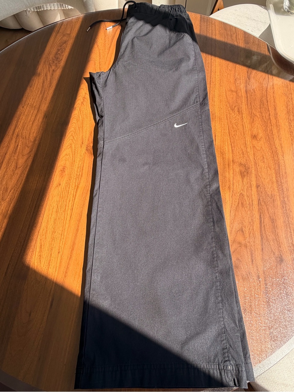 Nike Black womenswear Athletic Joggers with White Swoosh
